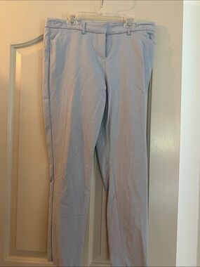 Mario Serrani Light Gray Cropped Ankle Pants